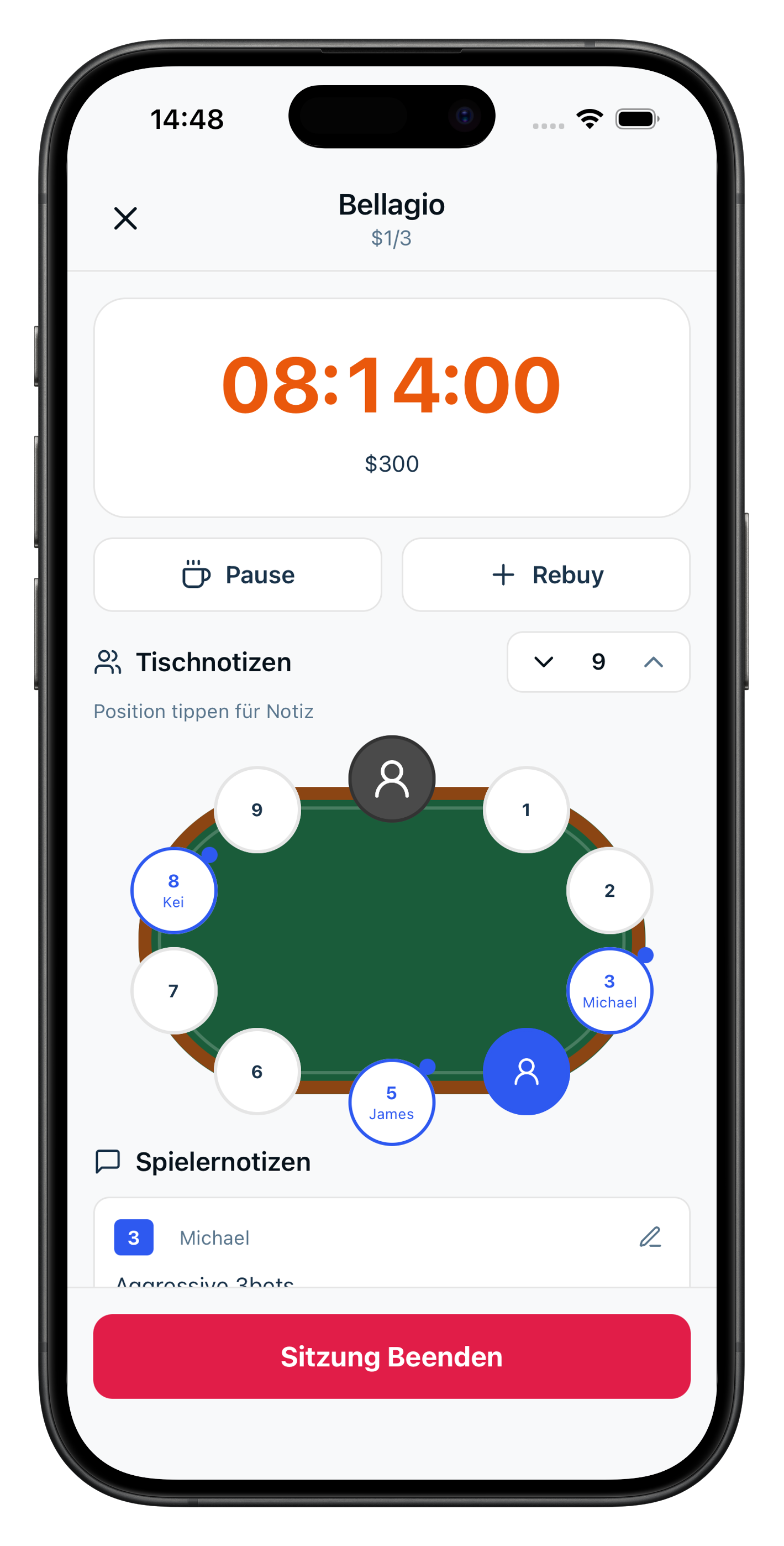 Echtzeit-Aufzeichnung
Während Sie Spielen