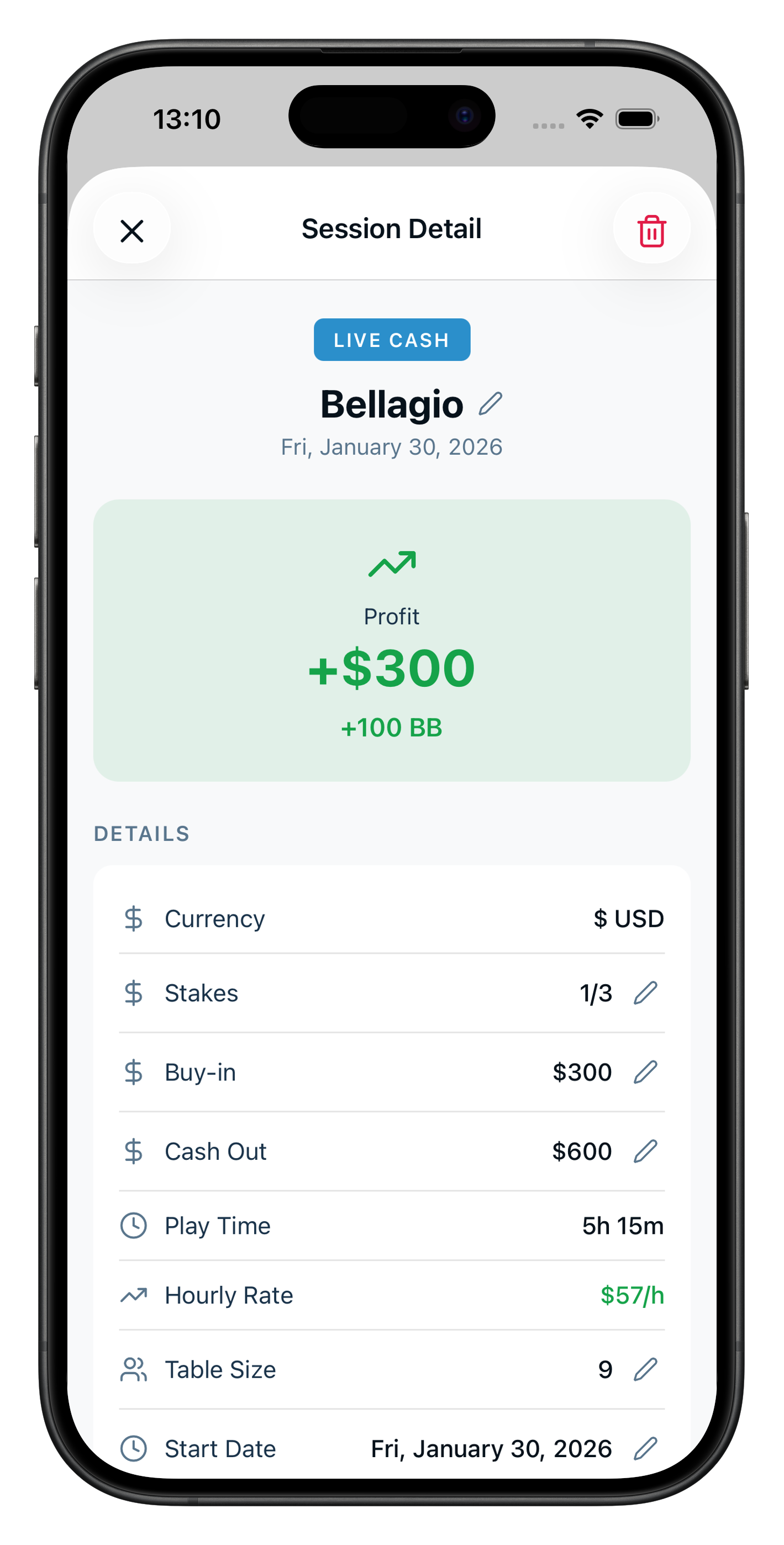 Easy Recording
with Full Details
